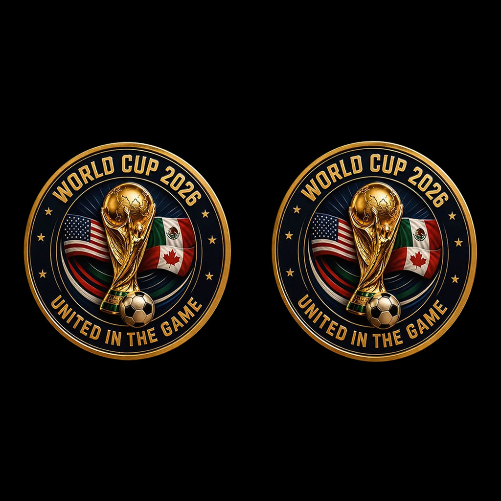 🏆 World Cup 2026 Commemorative Coin USA 🇺🇸 Canada 🇨🇦 Mexico 🇲🇽 Limited Edition Collectible
