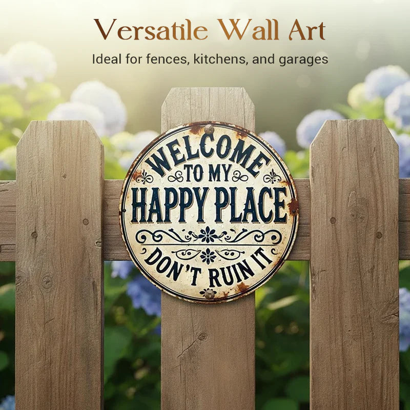 “This Is My Happy Place” Door Sign