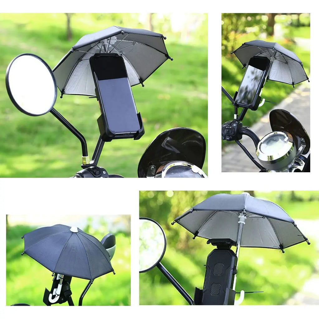 Portable Sunshade Phone Umbrella – Adjustable Suction Cup Mini Shade for Outdoor & Beach Use