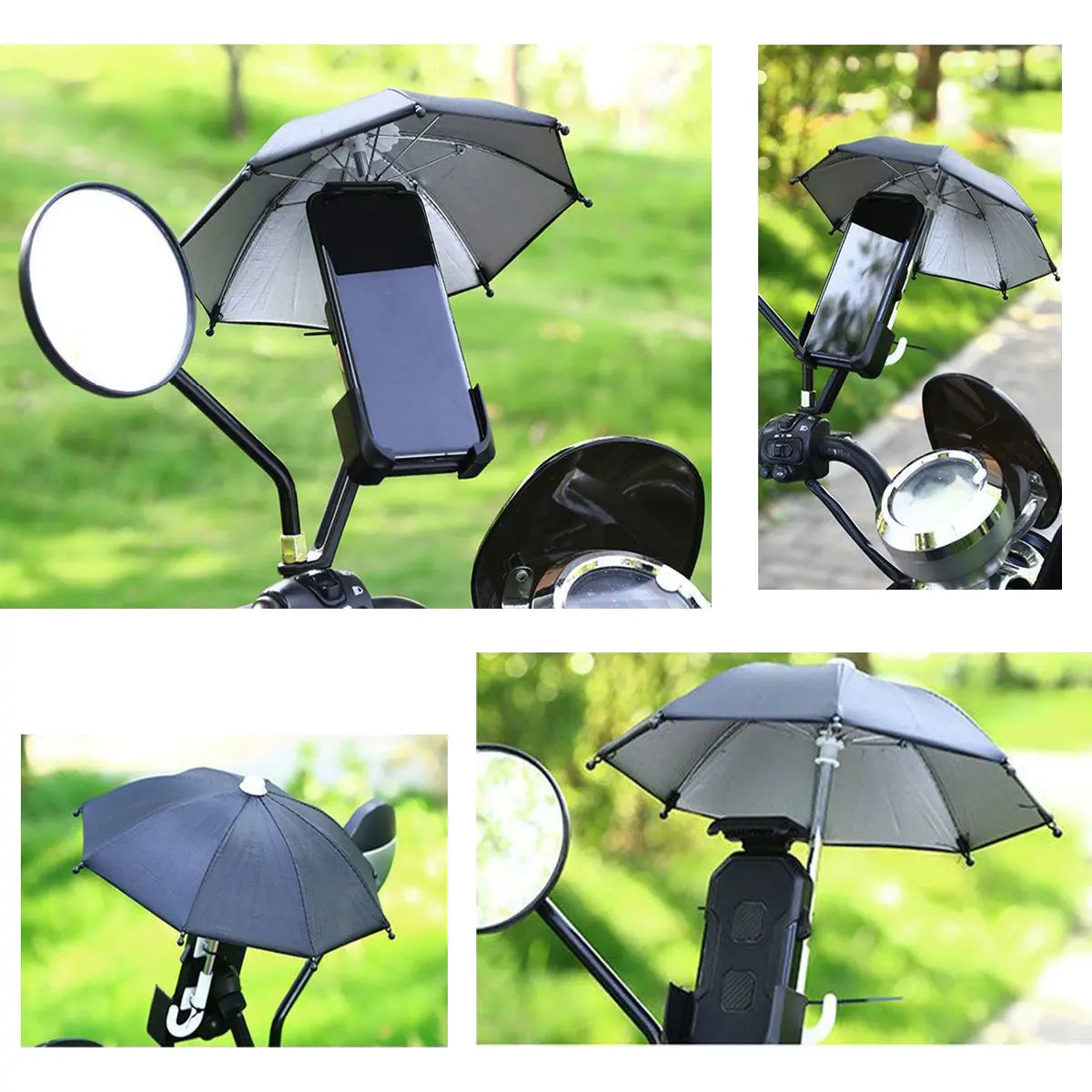 Portable Sunshade Phone Umbrella – Adjustable Suction Cup Mini Shade for Outdoor & Beach Use