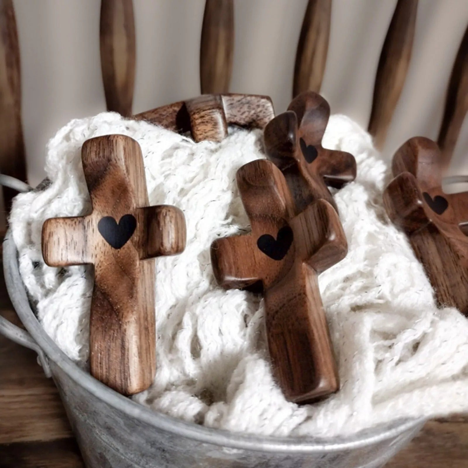 ✝️100% Handmade Wooden Cross My Heart(𝐉𝐚𝐦𝐞𝐬 𝐁𝐨𝐭𝐭𝐨𝐦𝐬 𝐇𝐚𝐧𝐝𝐦𝐚𝐝𝐞®)