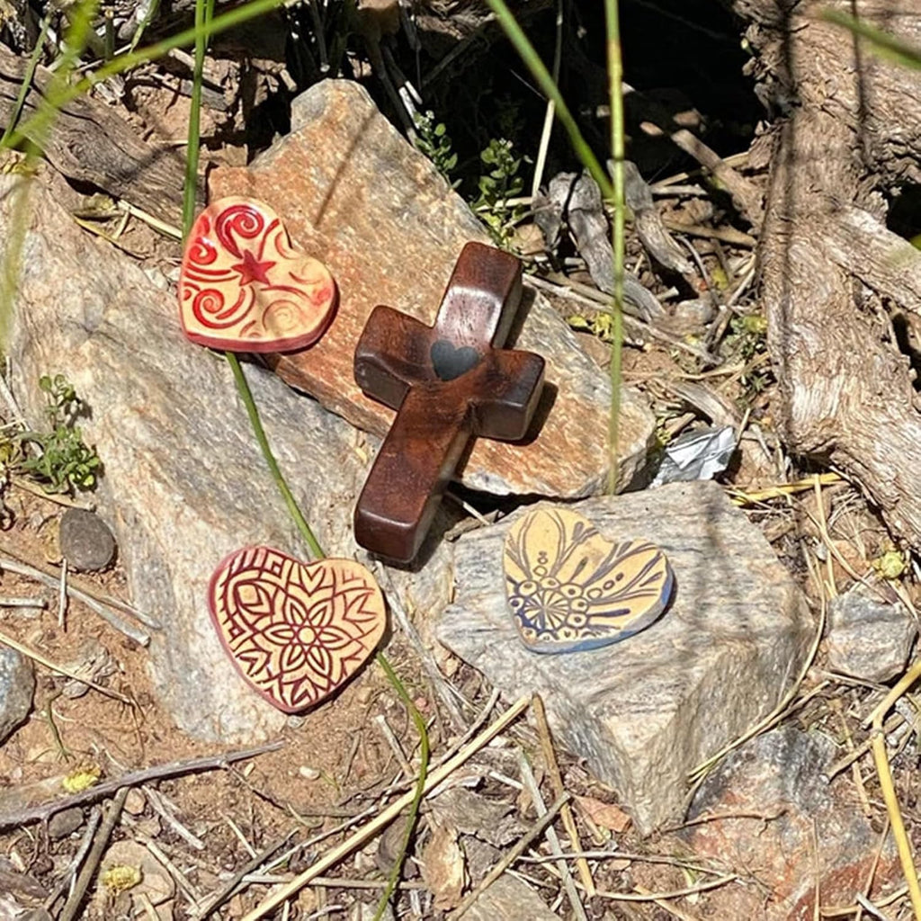 ✝️100% Handmade Wooden Cross My Heart(𝐉𝐚𝐦𝐞𝐬 𝐁𝐨𝐭𝐭𝐨𝐦𝐬 𝐇𝐚𝐧𝐝𝐦𝐚𝐝𝐞®)