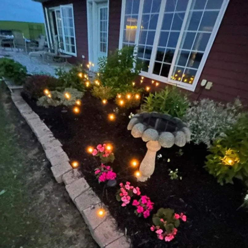 Solar Firefly Garden Lights – Swaying Warm White Outdoor Fairy Lights for Yard, Patio & Pathway