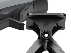 Portable Clip Fan Rechargeable, 4-Speed Mini Desk Fan with LED Light, Strong Airflow, USB Cooling Fan for Home Office Travel Outdoor Camping