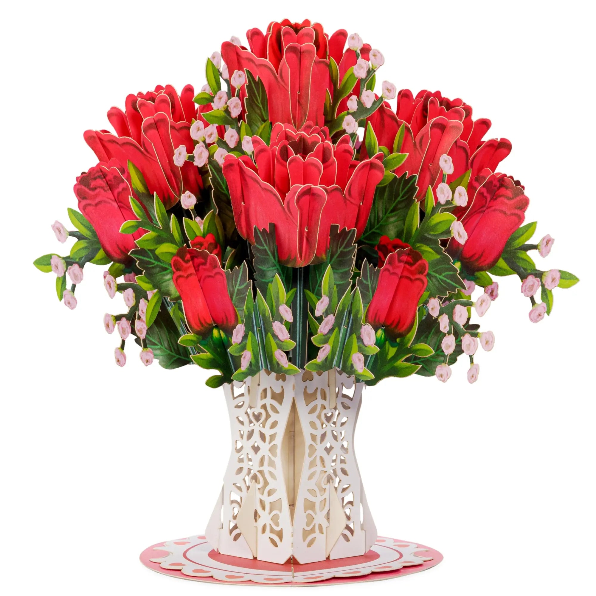 Paper Love Flower Bouquet Pop-Up Card