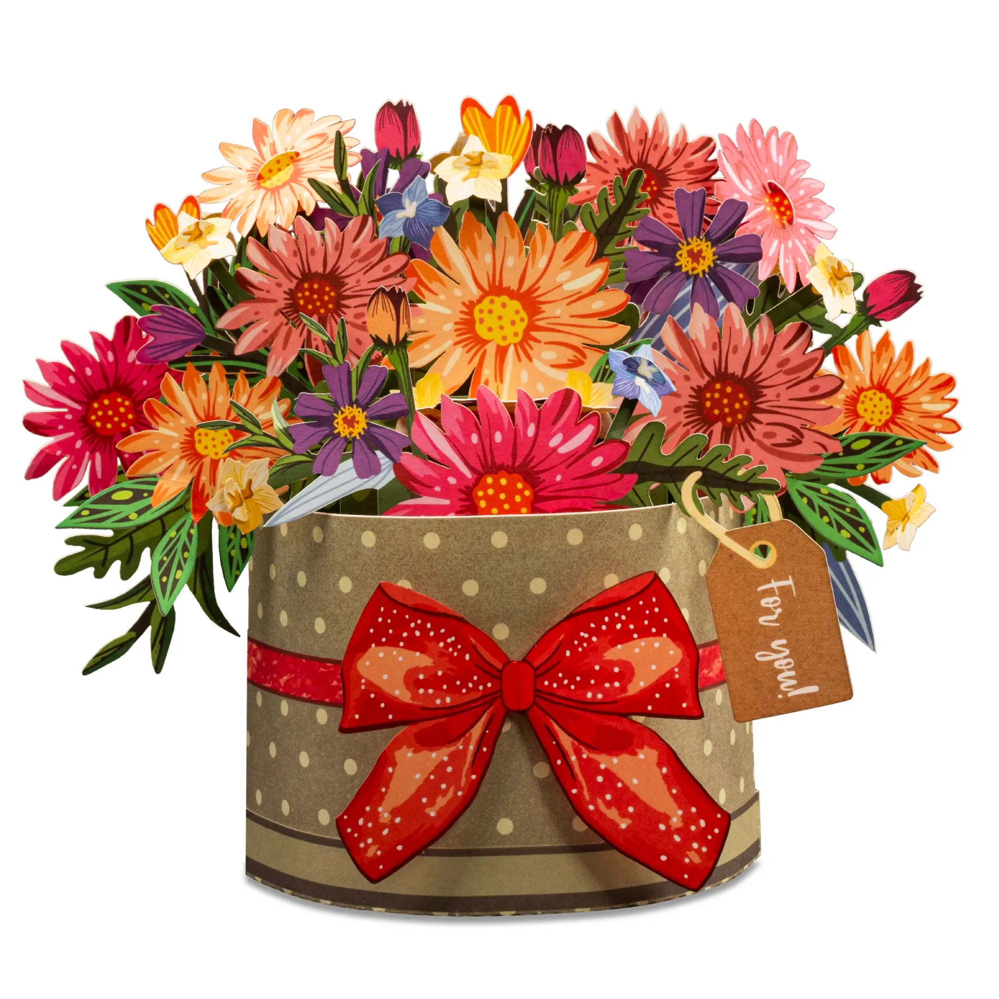 Paper Love Flower Bouquet Pop-Up Card