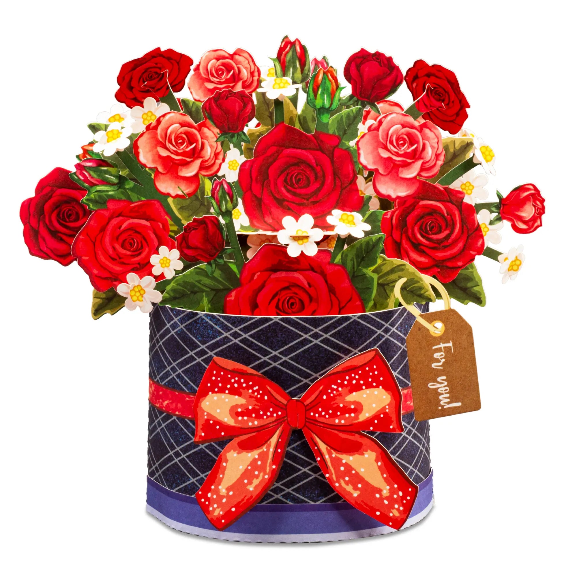 Paper Love Flower Bouquet Pop-Up Card