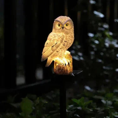 Solar Owl Pathway Light