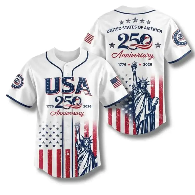 USA 250th Anniversary Baseball Jersey