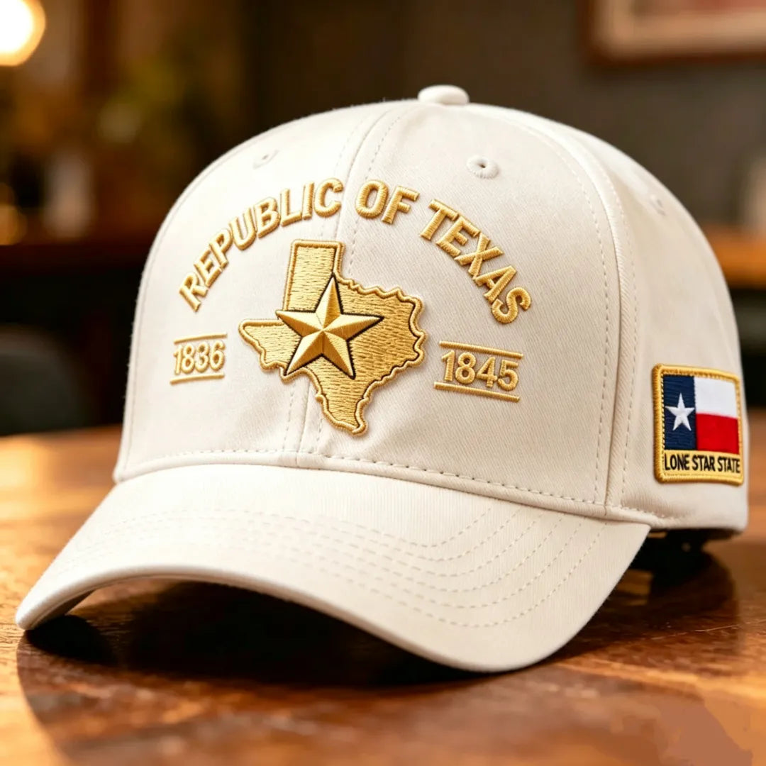 Republic of Texas Embroidered Hat