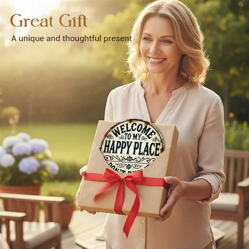 “This Is My Happy Place” Door Sign
