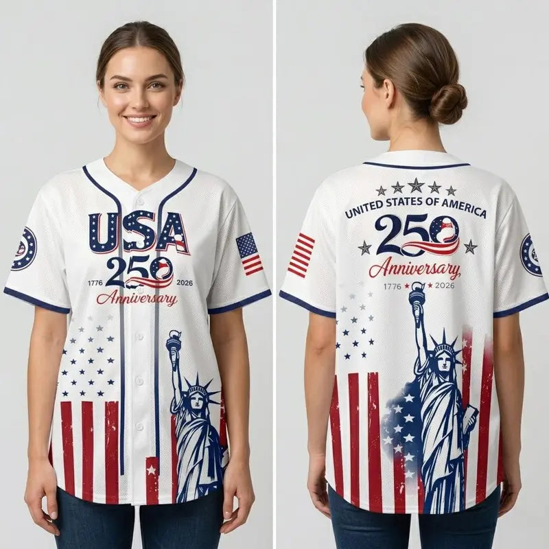 USA 250th Anniversary Baseball Jersey