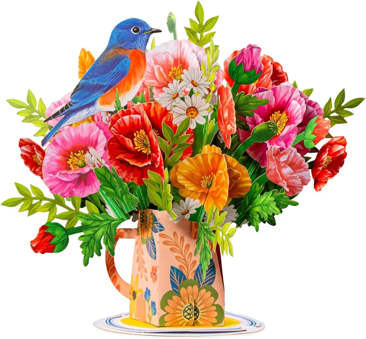 Paper Love Flower Bouquet Pop-Up Card