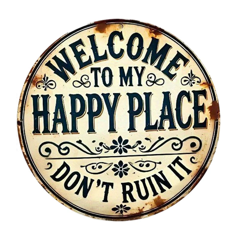 “This Is My Happy Place” Door Sign