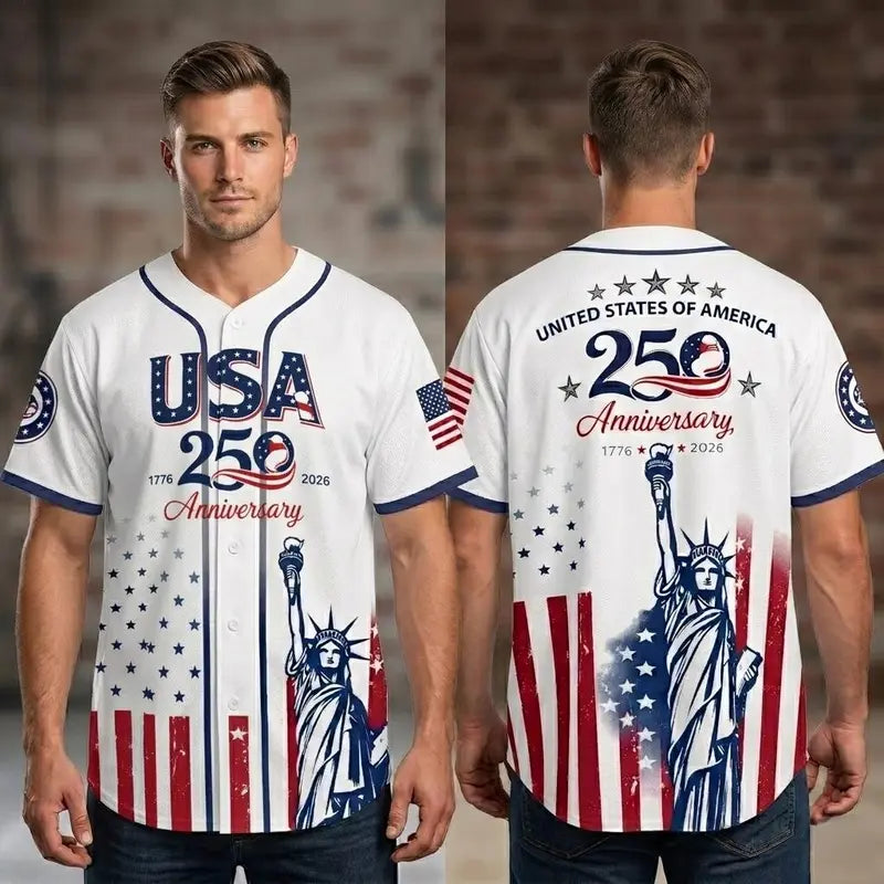 USA 250th Anniversary Baseball Jersey