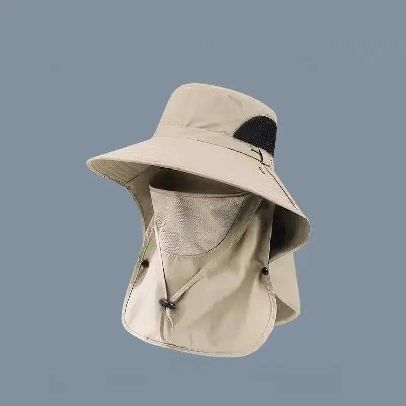 Fisherman's Hat Detachable Outdoor Fishing Face Covering Neck Protection Sun Hat