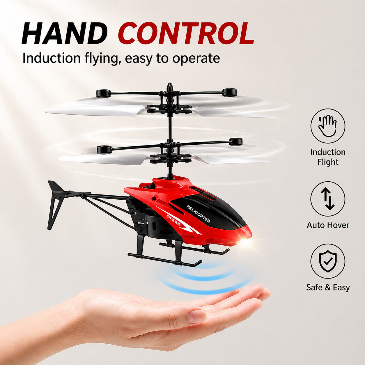 Smart Hand-Control Flying Helicopter Toy
