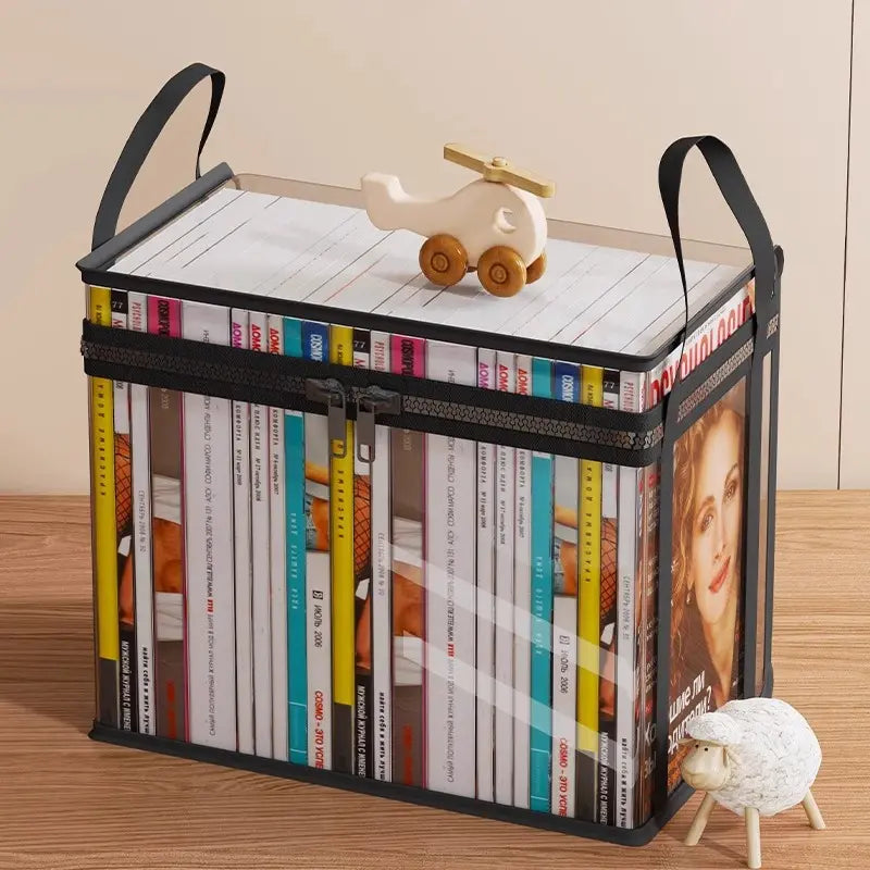 Portable Large Heavy-Duty Thick Plastic Clear Storage Box