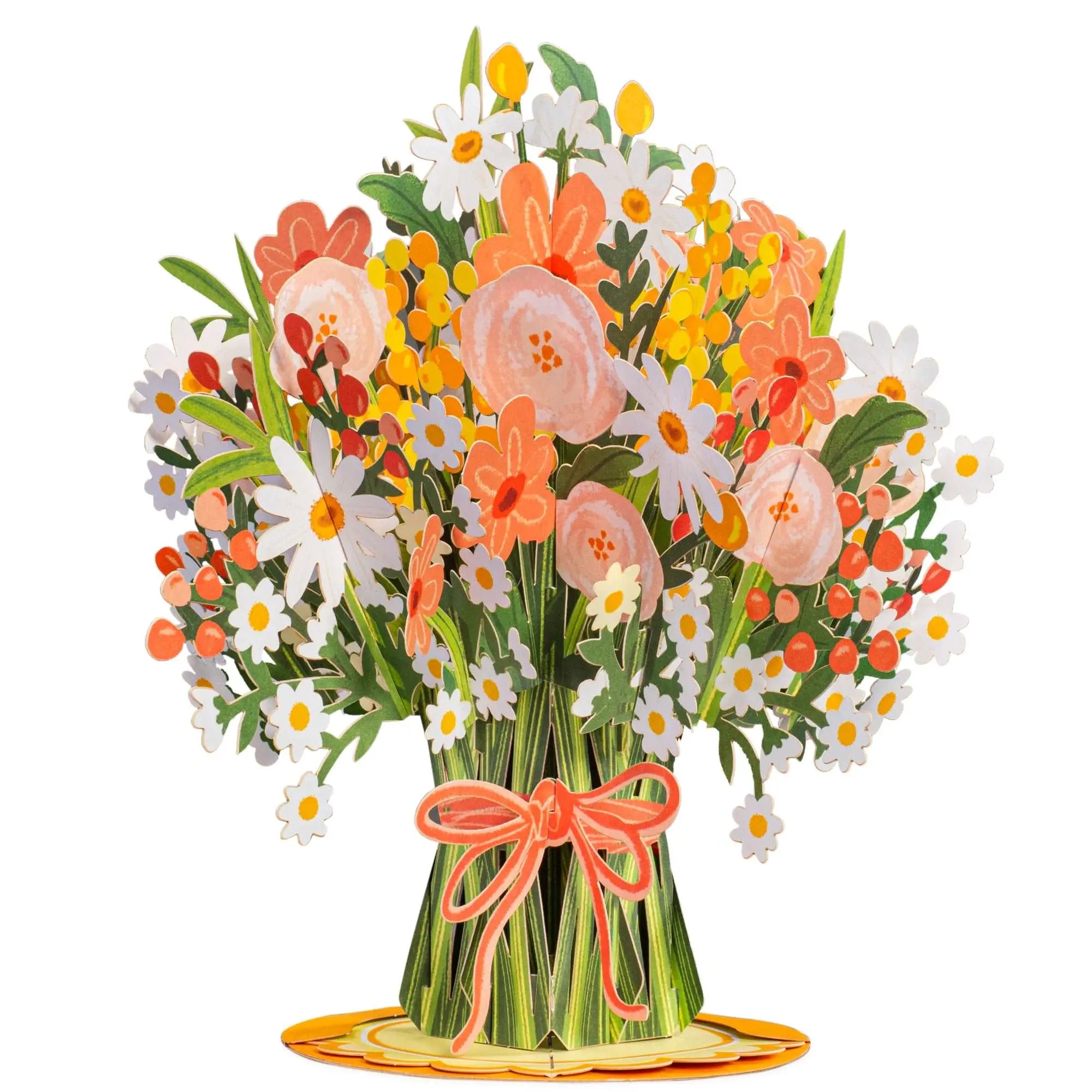 Paper Love Flower Bouquet Pop-Up Card