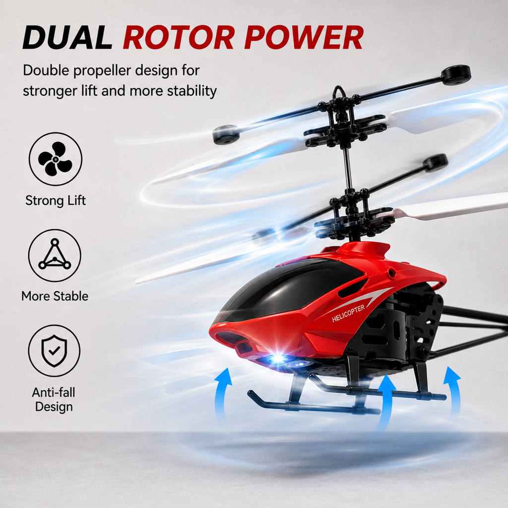 Smart Hand-Control Flying Helicopter Toy