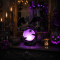 🔮Gothic Dragon LED Crystal Ball Lamp for Dark Aesthetic Decor