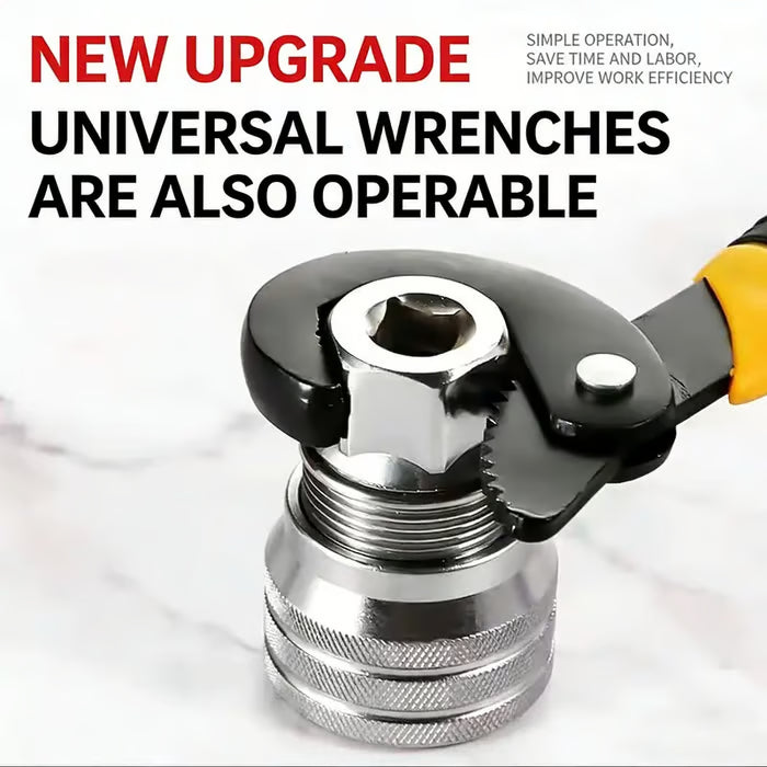 Adjustable Universal Socket Wrench for 3/8" Drive Ratchet Torque Wrench & Power Drill