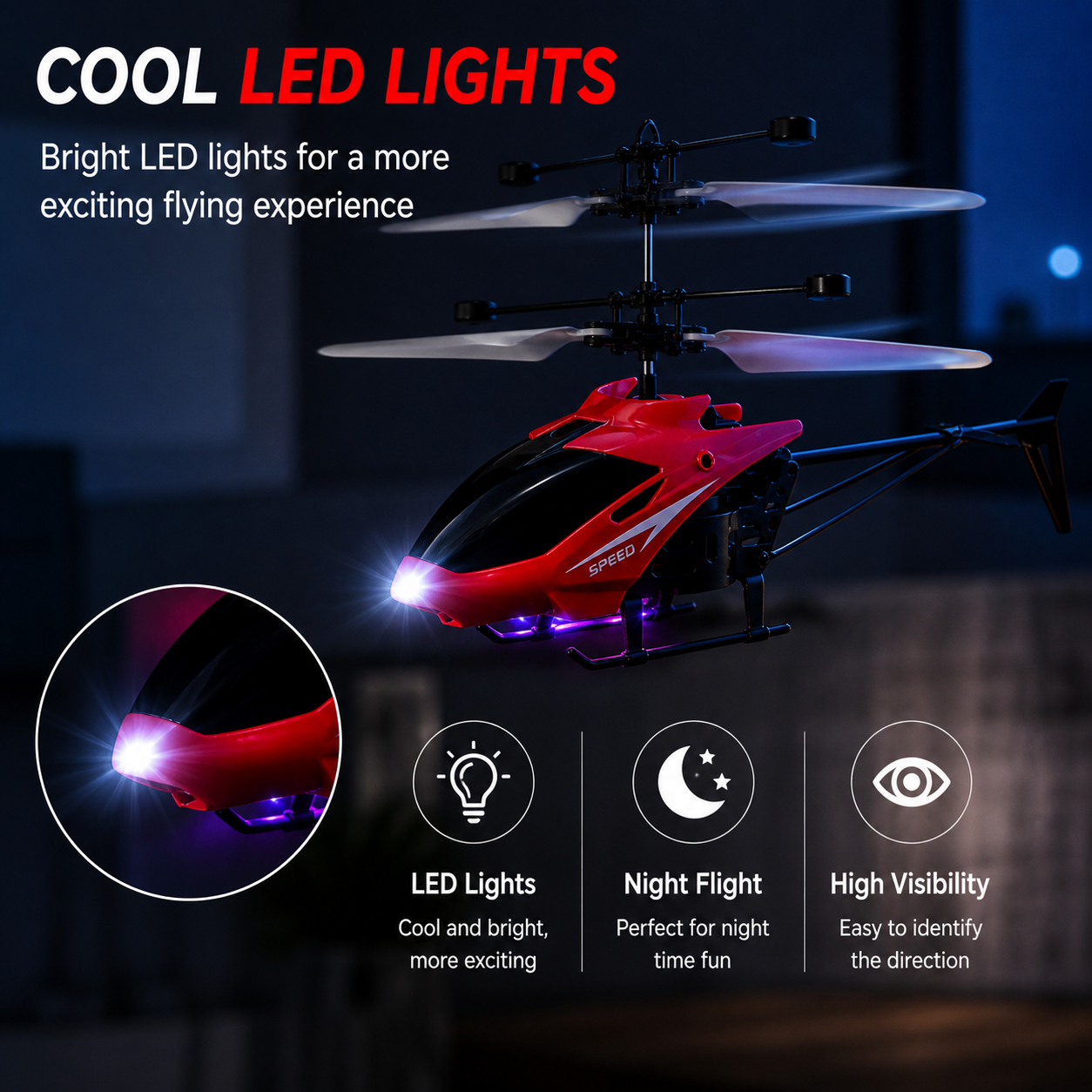 Smart Hand-Control Flying Helicopter Toy