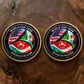 World Cup 2026 Commemorative Challenge Coin – USA, Mexico & Canada United in the Game Collectible Gold Coin for Soccer Fans