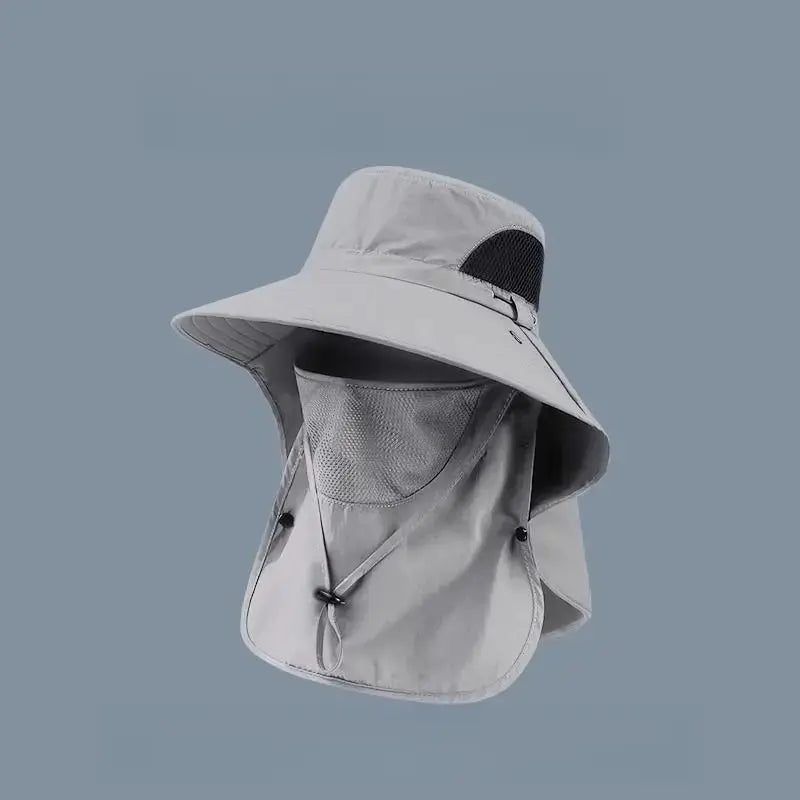 Fisherman's Hat Detachable Outdoor Fishing Face Covering Neck Protection Sun Hat