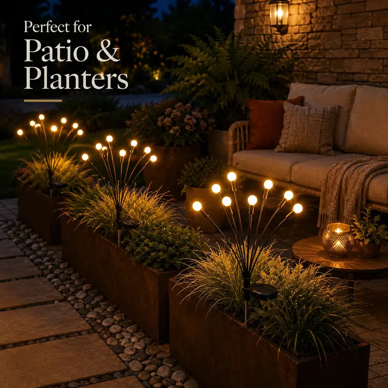 Outdoor Solar Garden Firefly Lights