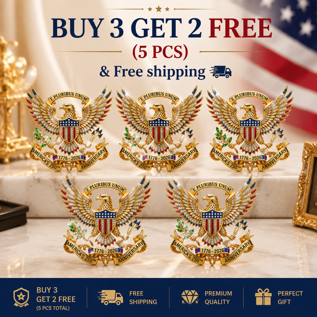 US 250th Anniversary Brooch Pin