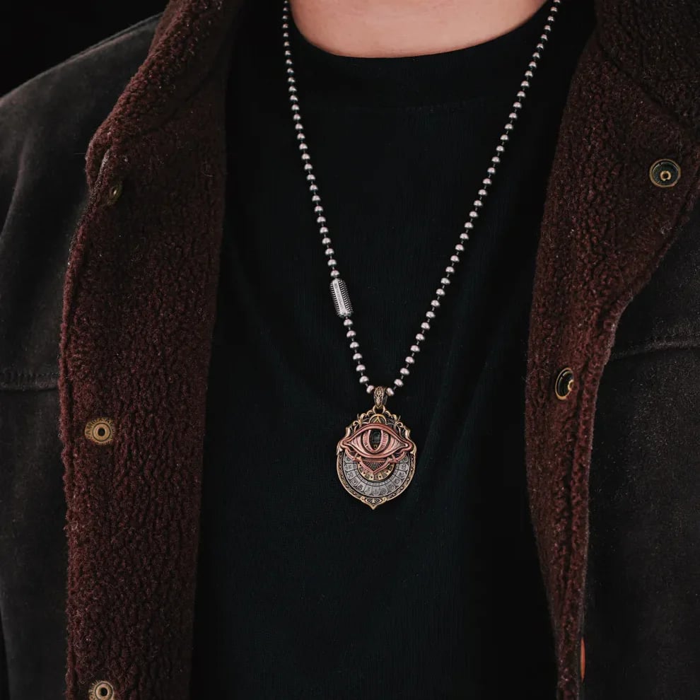 👁️‍🗨️Handmade Tarot Vision Pendant: Connect to Cosmic Wisdom Anytime（Cheat Sheet Included)