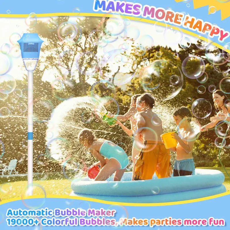 Automatic Standing Bubble Machine for Kids