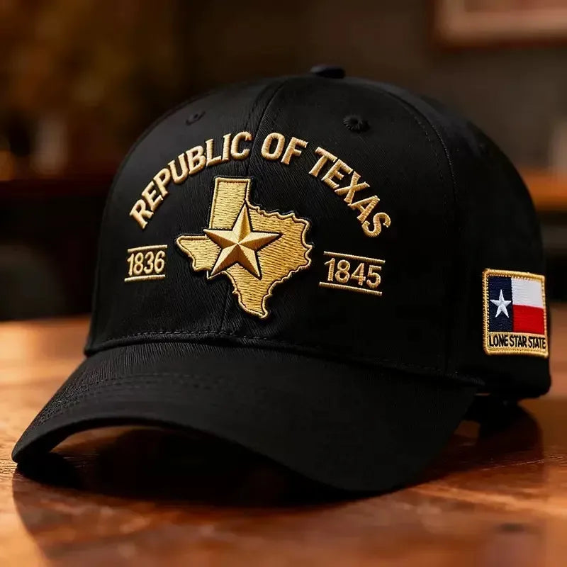 Republic of Texas Embroidered Hat