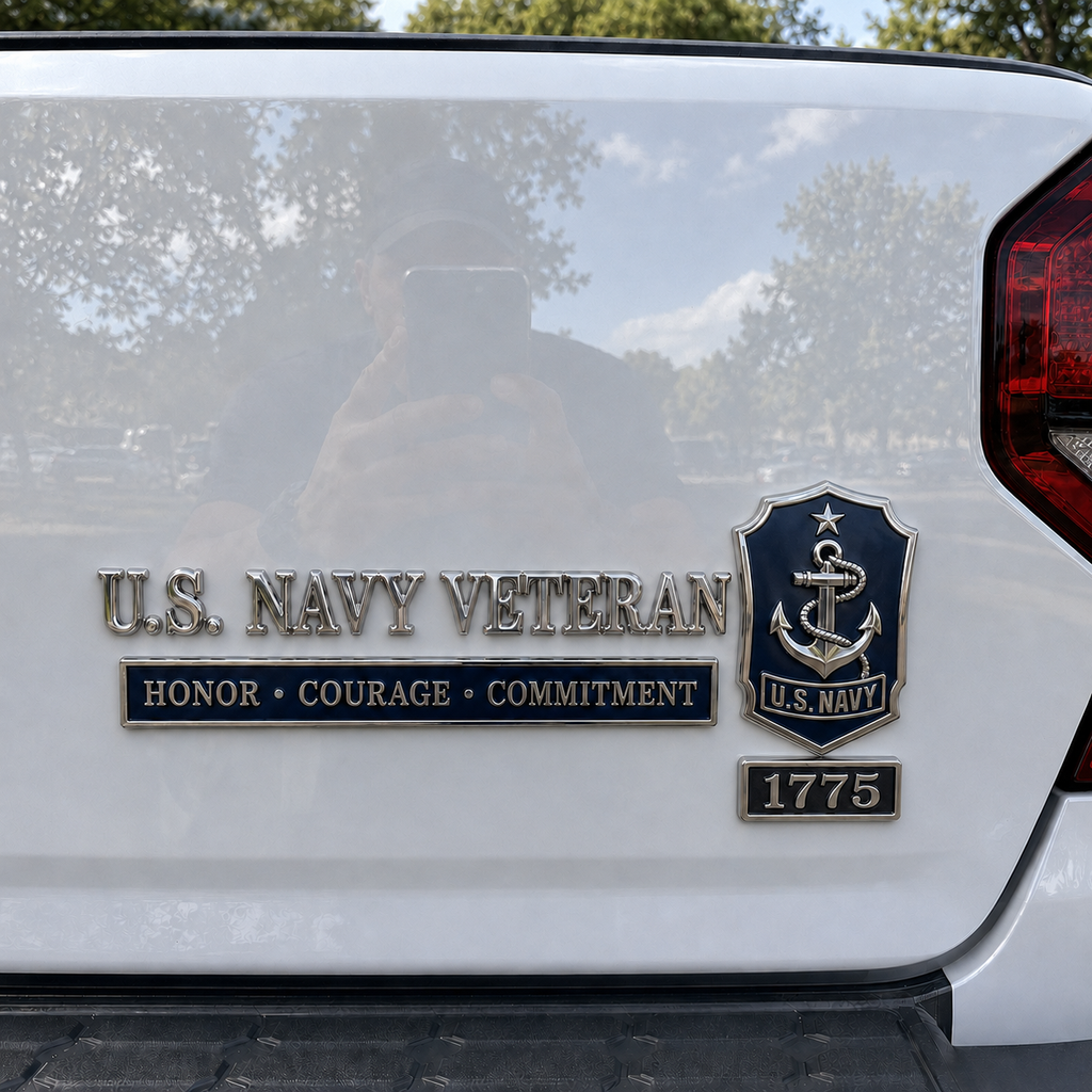 🇺🇸 Last Day Promo: 49% OFF -🎖️U.S. Military Veteran Car Emblem Metal Badge Collection
