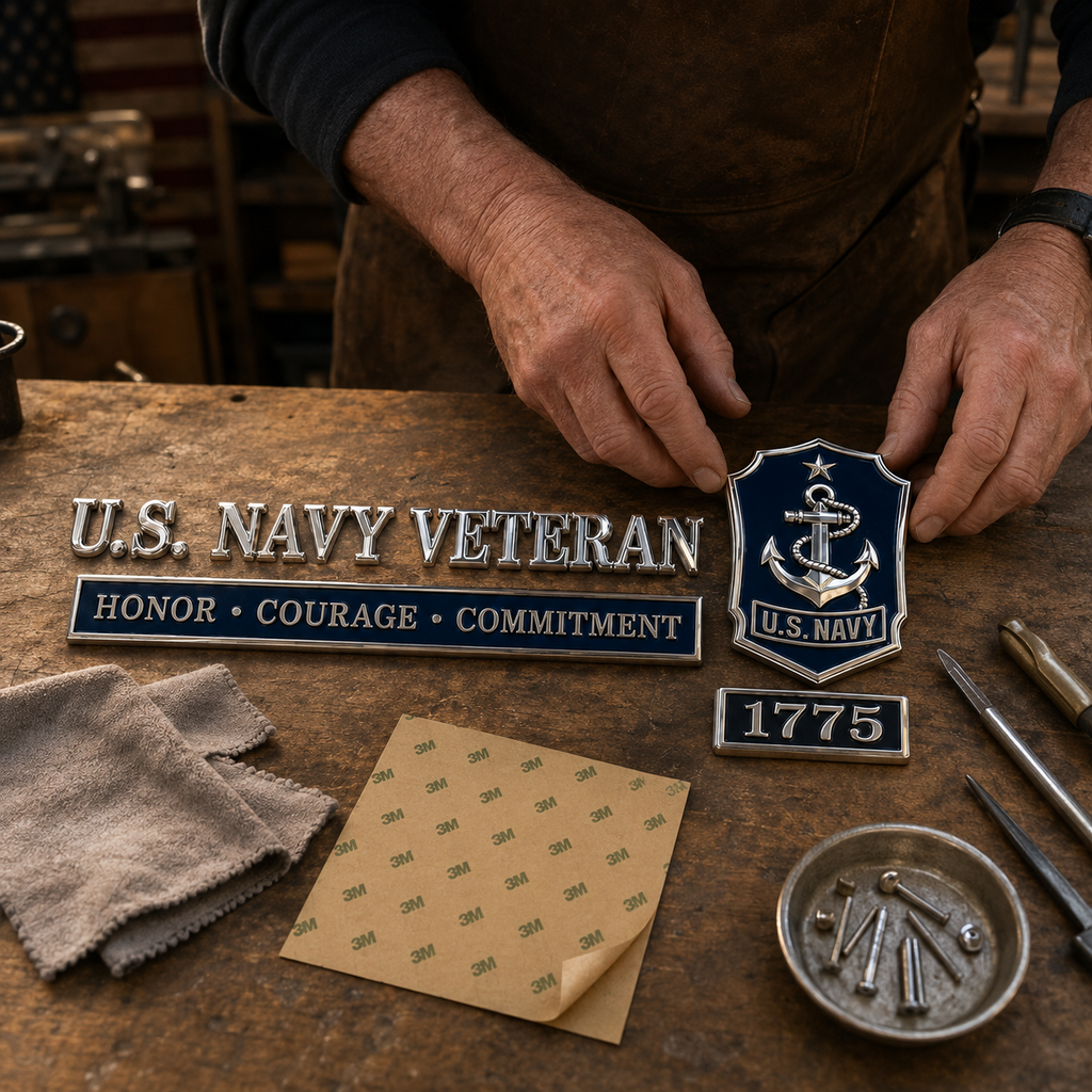 🇺🇸 Last Day Promo: 49% OFF -🎖️U.S. Military Veteran Car Emblem Metal Badge Collection