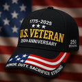 Veteran Military 250th Anniversary Art Print Hat