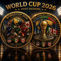 World Cup 2026 Coin: Soccer Fan Gift USA Canada Mexico Match Day Keepsake Football Collectible