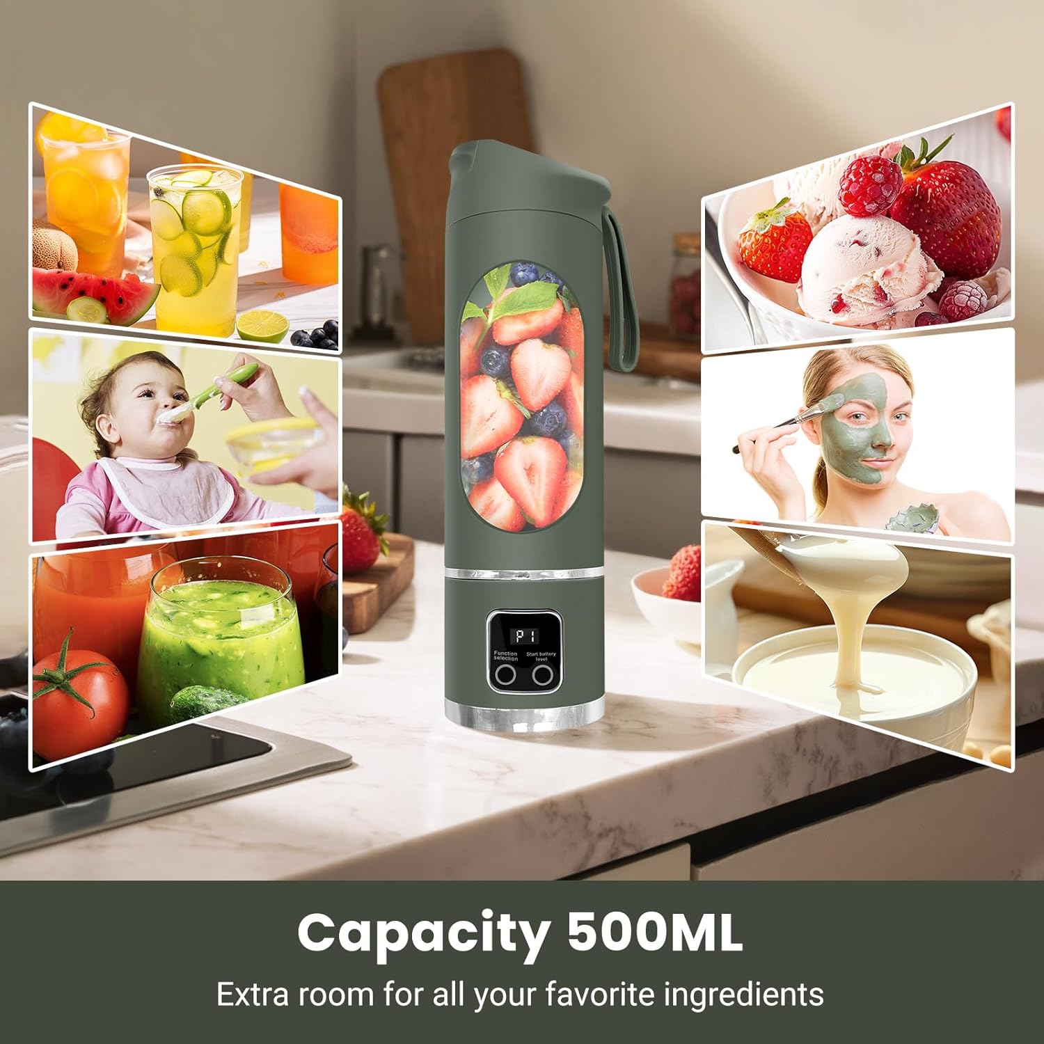 Portable Power Blender – Fresh Smoothies Anywhere