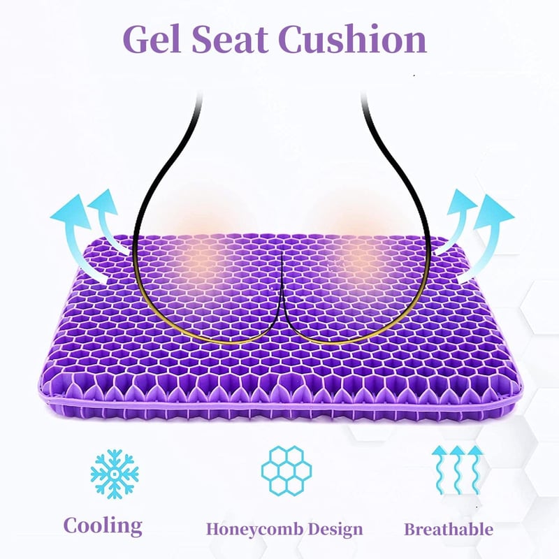 ✨ Ergonomic Silicone Seat Cushion – Relief You Can Feel